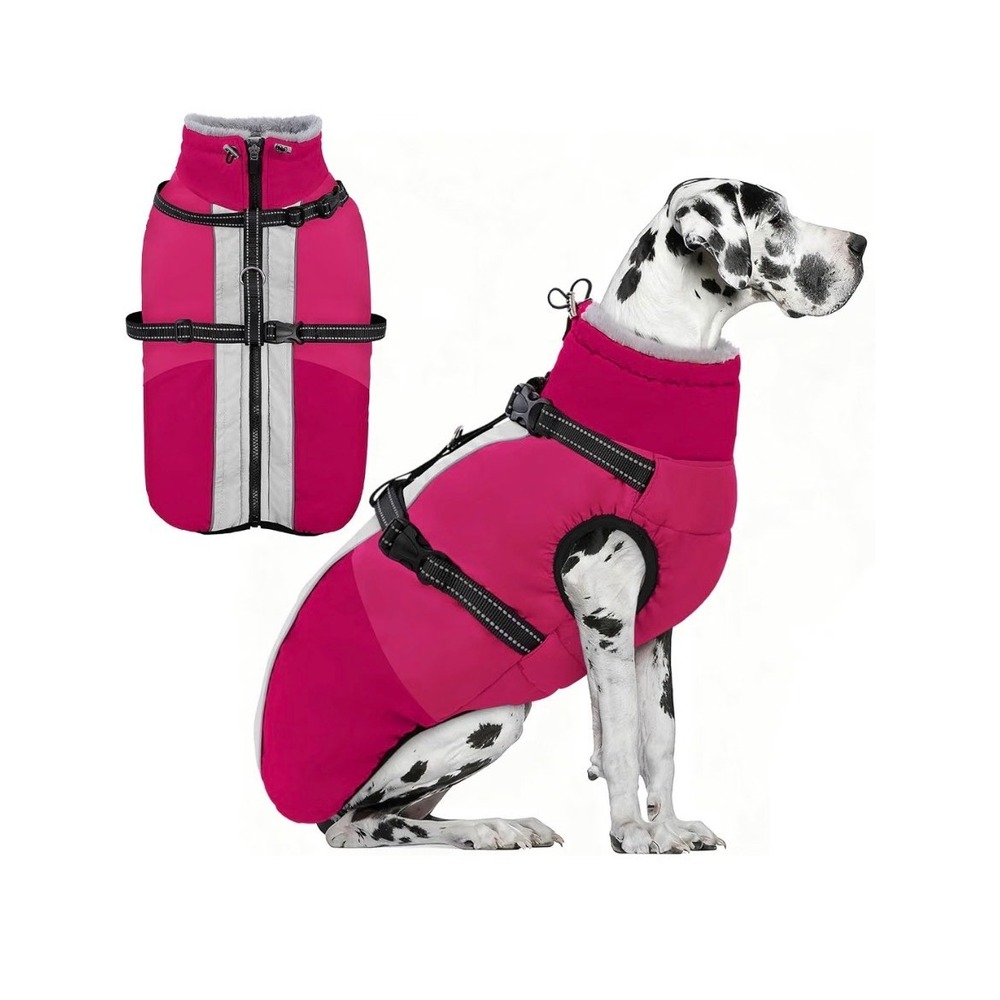 Pink Padded Dog Harness Vest